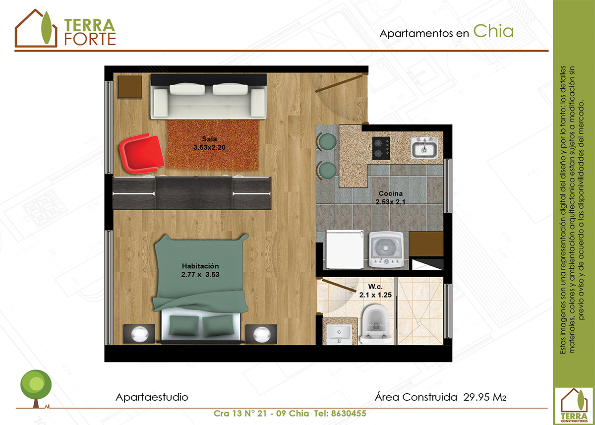 Venta de apartamentos en Chía