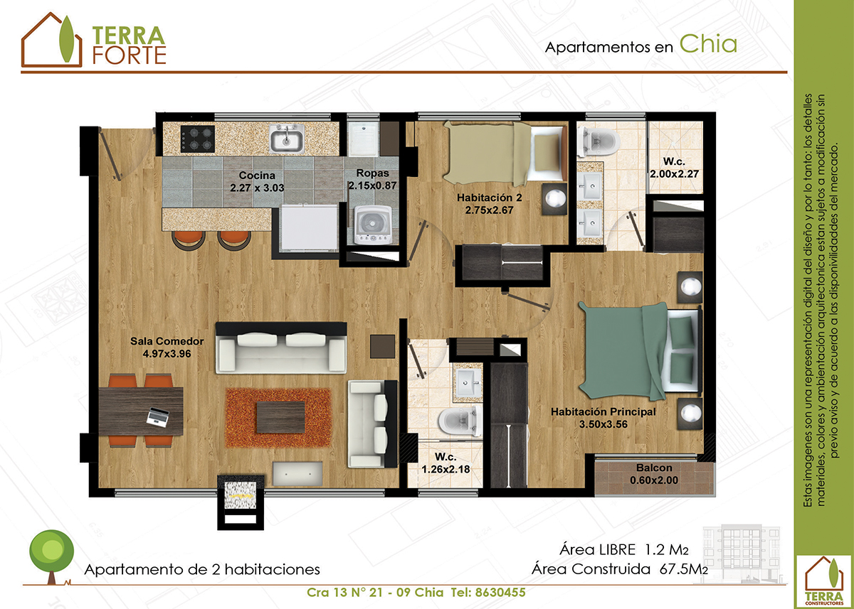 Venta de apartamentos en Chía