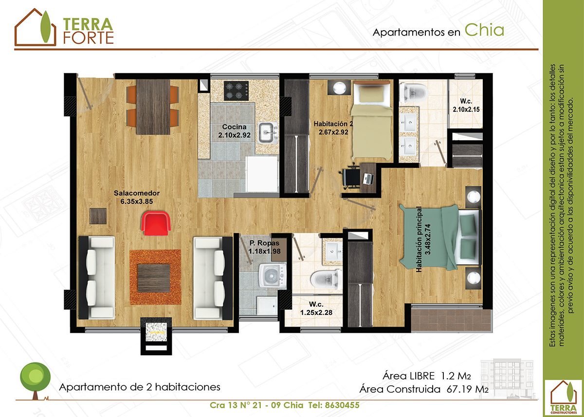 Venta de apartamentos en Chía