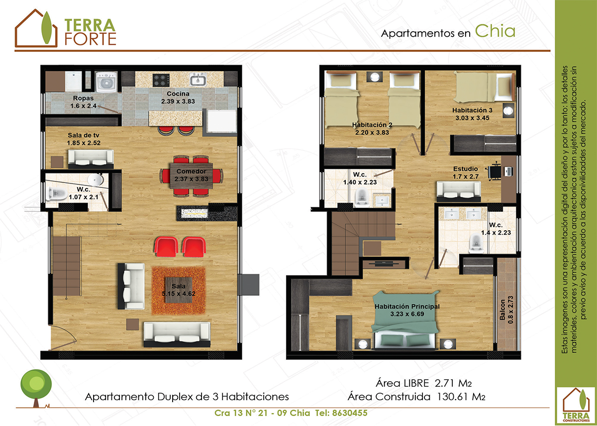 Venta de apartamentos en Chía